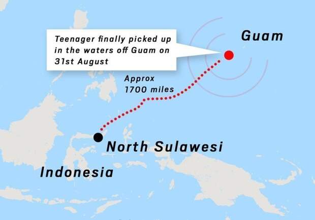 Полтора месяца в рыбацкой хижине посреди океана: унесенный штормом индонезийский парень чудом найден