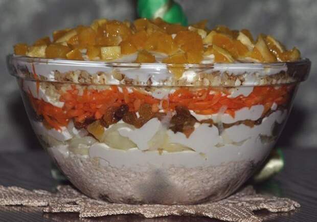 салат любовница с курицей