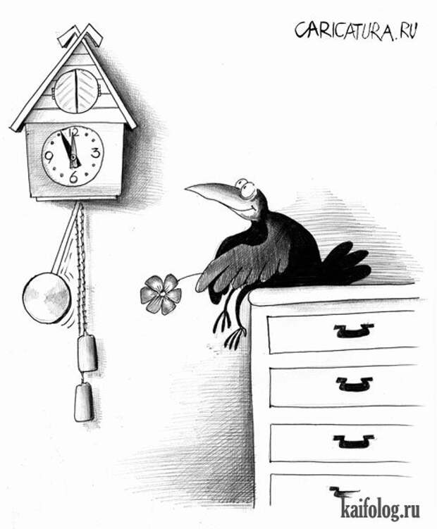 Прикольные карикатуры (52 картинки)