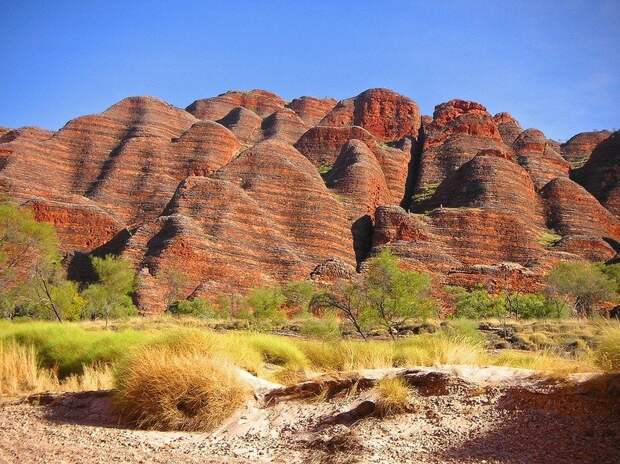 Горный хребет Бангл-Бангл, (Bungle Bungle Ranges), Национальный парк Пурнулулу, Австралия