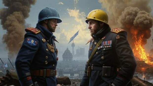 Война будущего / Изображение сгенерировано с помощью нейросети Kandinsky by Sber AI / amic.ru