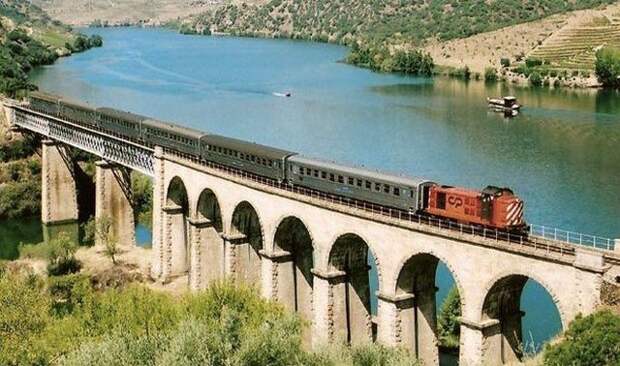 17. Douro Line, Португалия железная дорога, поезд, путешествие