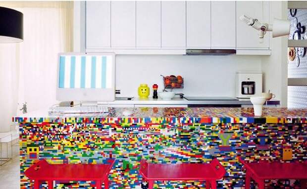 Лего мебель кухонный остров