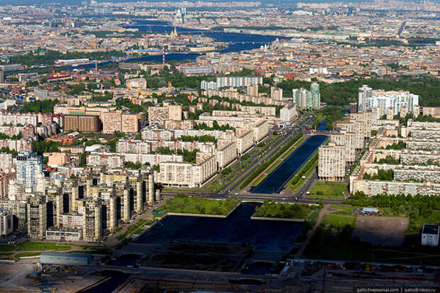 Санкт-Петербург с вертолета 