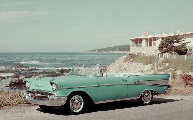 1957 год, Chevrolet Bel Air Convertible. Самый знаменитый «Бель Эйр» — это второе поколение, появившееся в 1955 модельном году. 1957 год, Chevrolet Bel Air Convertible. Самый знаменитый «Бель Эйр» — это второе поколение, появившееся в 1955 модельном году. chevrolet, автодизайн, красота