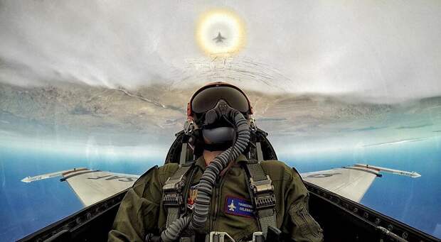 AFThunderbirds  Люси в небе с алмазами: селфи пилотов самолетов