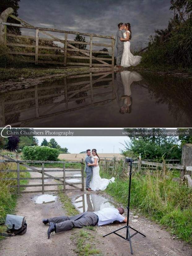как делаются свадебные фотографии, за кадром свадебных фотографий, свадебное фото за кадром