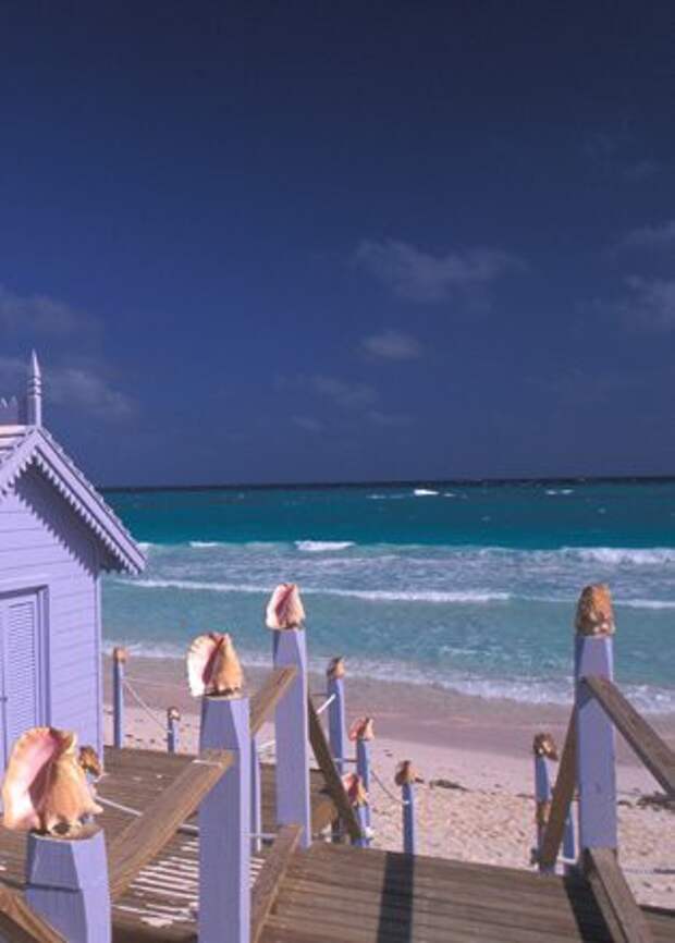 Розовый: Harbour Island, Багамы Отдых и Путешествия, море, пляж