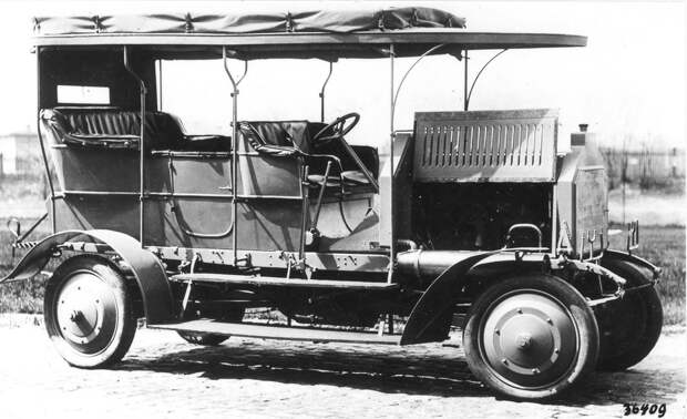 Первый легковой внедорожник Daimler Dernburg Wagen 1907 daimler, внедорожник, странный автомобиль