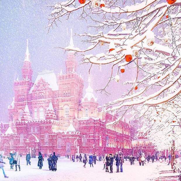 Сказочная новогодняя Москва в фотографиях Кристины Макеевой