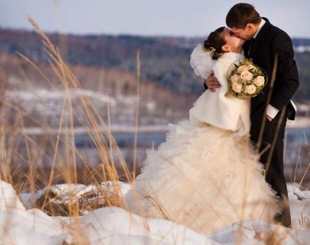 Создание образа невесты для зимней свадьбы. 