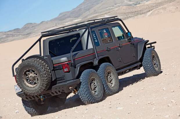 Jeep Wrangler 6х6 - "Дикий Кабан" 6x6, Hellcat, Wrangler, jeep, внедорожник