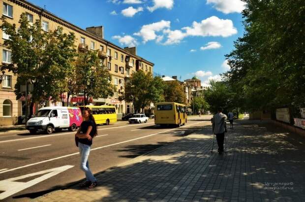 Донецк в августе