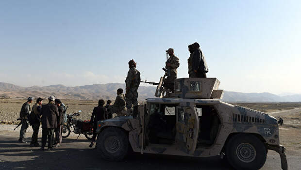 Афганские военные в провинции Фарьяб