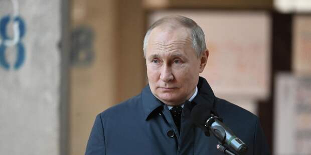 Президент РФ В. Путин посетил строительство комплекса Национального космического центра - ИноСМИ, 1920, 24.03.2022