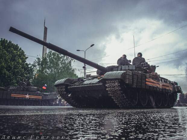 Парад победы в Донецке 9.05.2015.  день победы, донбасс, новоросия