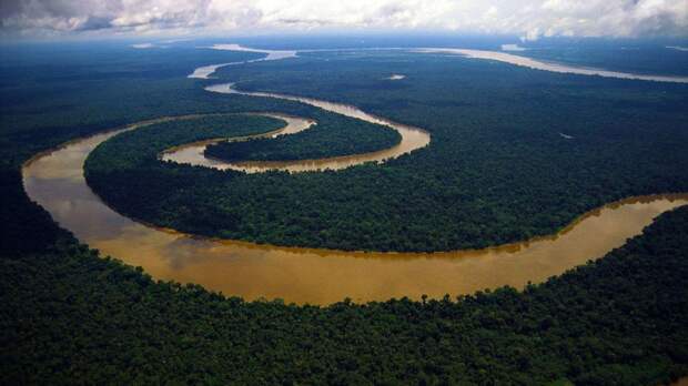 Амазонка, Южная Америка природа, река