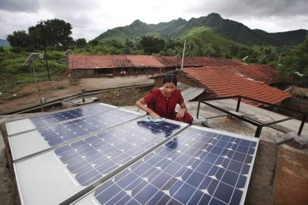 Индия развивает ВИЭ-энергетику сельскими солнечными фермами