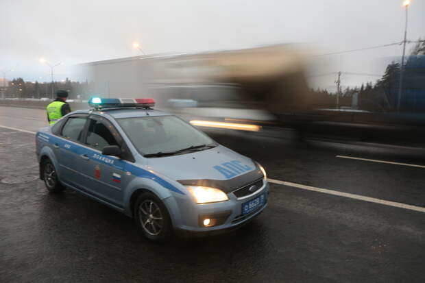 Гололед убил водителя иномарки на Пулковском шоссе