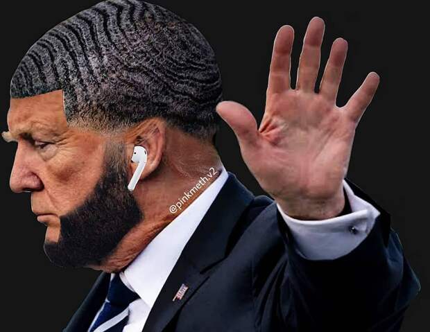 Волнистые волосы и AirPods