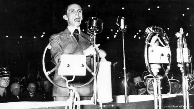 Joseph Goebbels in 1933. Copyright: picture alliance / keystone