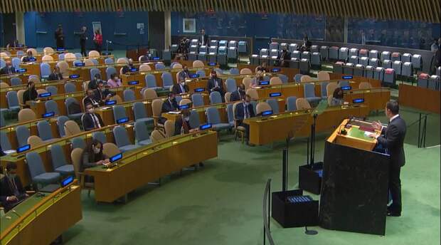 Выступление Владимира Зеленского в ООН, как и в случае с его молдавской коллегой Майей...