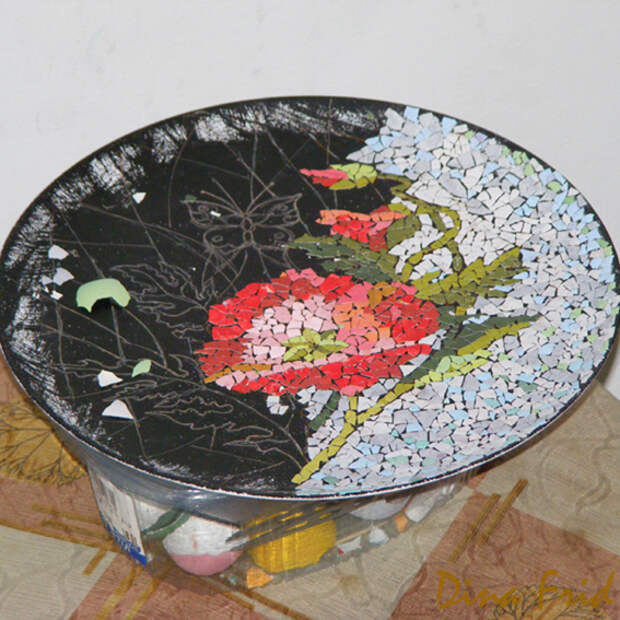 Мозаика из яичной скорлупы