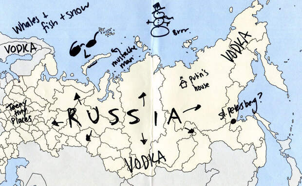 Исследование показало: стереотип о заснеженной стране, в которой все пьют водку, жив.