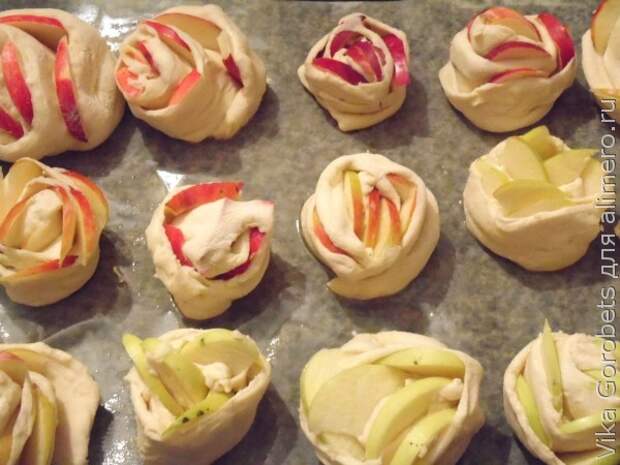 Булочки с яблоками Булочки с яблоками