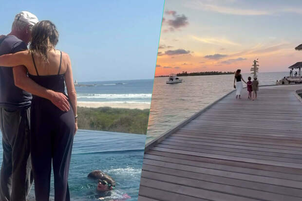 Жена актера Ричарда Гира показала семейные кадры с отдыха на Мальдивах