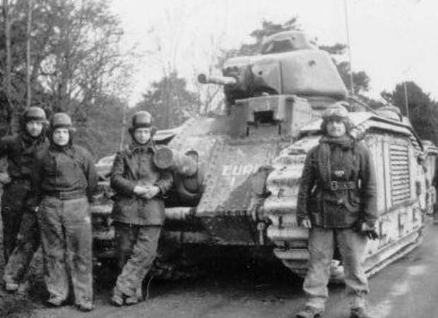 Французские танкисты, которые не стали  удирать от фашистов