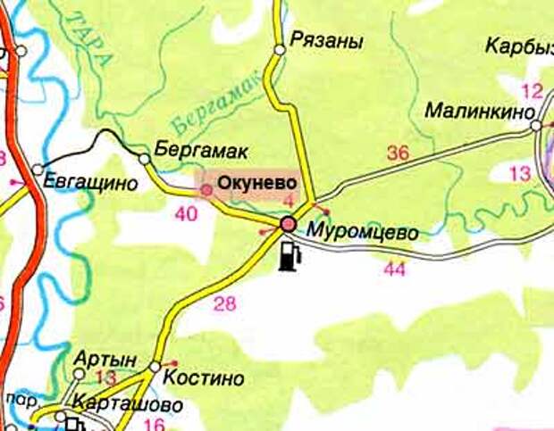 Омская область. Окунево