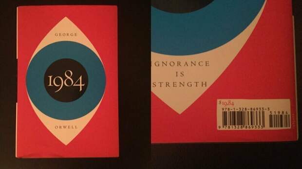 Книга "1984" Оруэлла стоит 19,84 доллара. Книга "1984" Оруэлла стоит 19,84 доллара. imgur, reddit, забавные картинки, случайно, совпадения, фото
