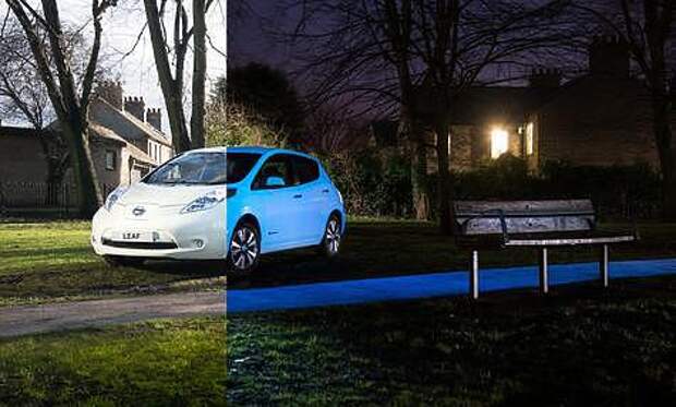 Nissan будет светиться в темноте