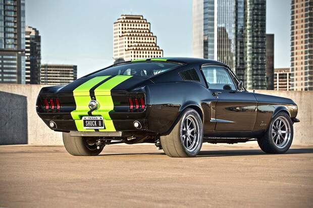 Ford Mustang 1968 с 800-сильным электродвигателем Ford Mustang 1968 с 800-сильным электродвигателем ford, mustang, авто, тюнинг, электромобиль