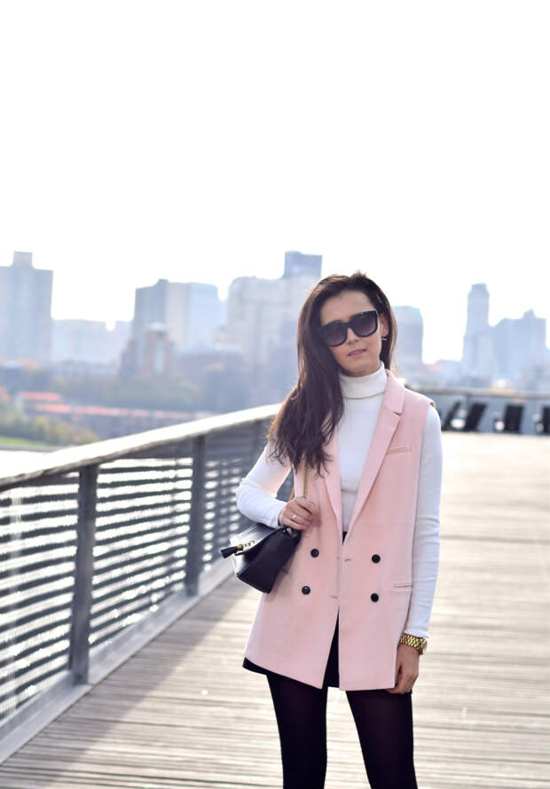 Pink Sleeveless Blazer 27