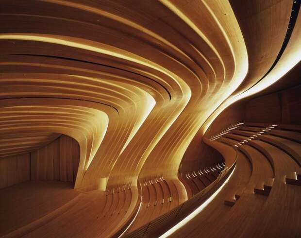 6. Концертный зал в Центре Гейдара Алиева, Азербайджан идеал, мир, перфекционизм, совершенство, фотография, явление
