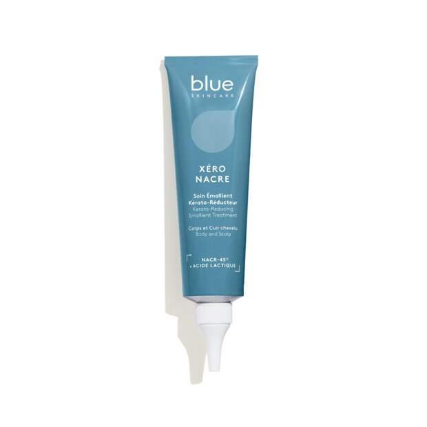 Керато-регулирующий смягчающий уход для тела и кожи головы, Xéro Nacre, Blue Skincare, 2850 руб. («Иль де Ботэ»)