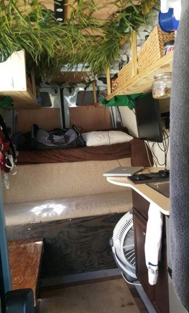 Дом для путешественника на базе небольшого фургона