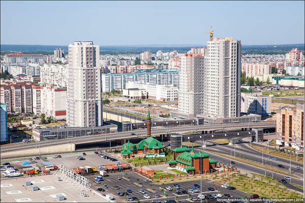 Казань с высоты птичьего полета