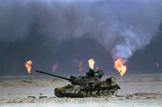 GULF WAR IRAQI TANK