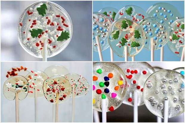 Праздничные леденцы. Фото с сайтов whatdresscodeblog.com, sweet2eatbaking.com, justataste.com