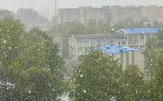 В Рязанской области 10 мая ждут ветер, снег и от -5° до +12°