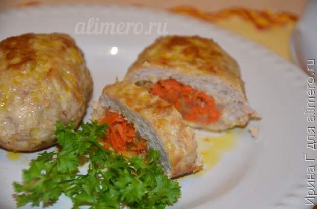 мясные зразы с овощами мясные зразы с овощами