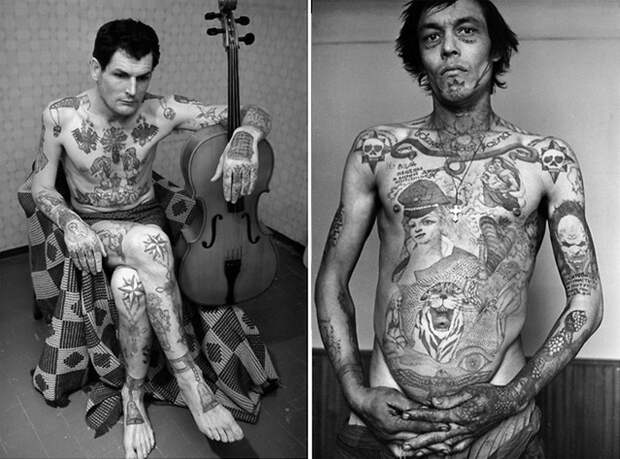 Российские криминальные татуировки.