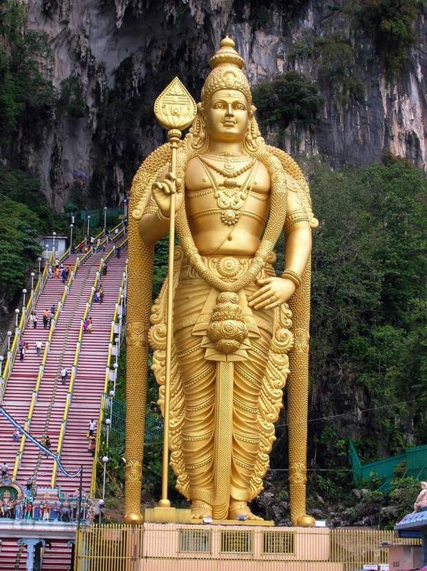 4. Статуя бога Муругана, Куала-Лумпур, Малайзия высота, мир, статуя