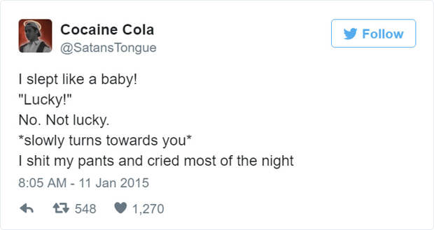 Funny Tweet About Babies