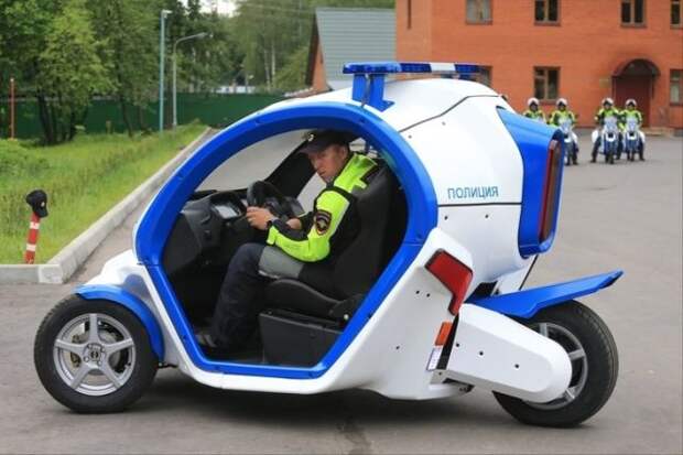 Новый транспорт полицейских Москвы