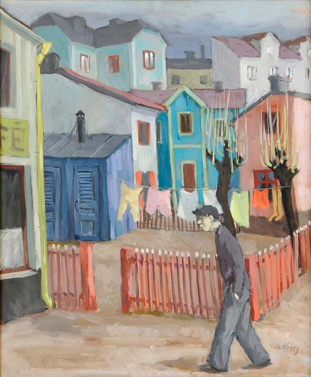 Во дворах (In the yards)_64 x 53_х.,м._Частное собрание.jpg Во дворах (In the yards)_64 x 53_х.,м._Частное собрание.jpg