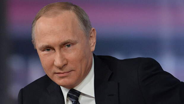 Одиннадцатая ежегодная большая пресс-конференция президента России Владимира Путина. Архивное фото